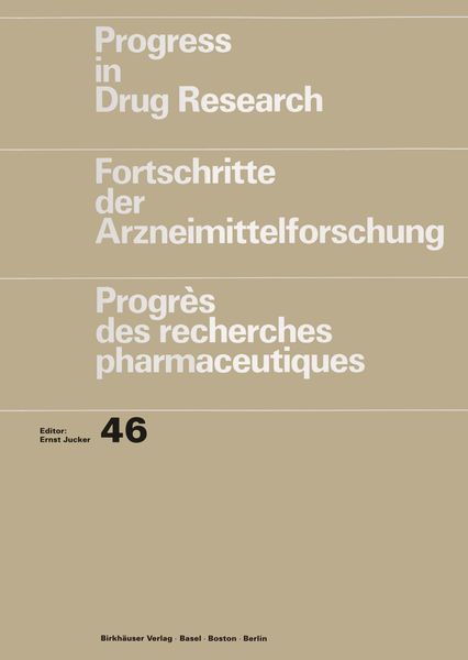 Produktbild: Progress in Drug Research/Fortschritte der Arzneimittelforschung/Progr&egrave;s des recherches pharmaceutiques