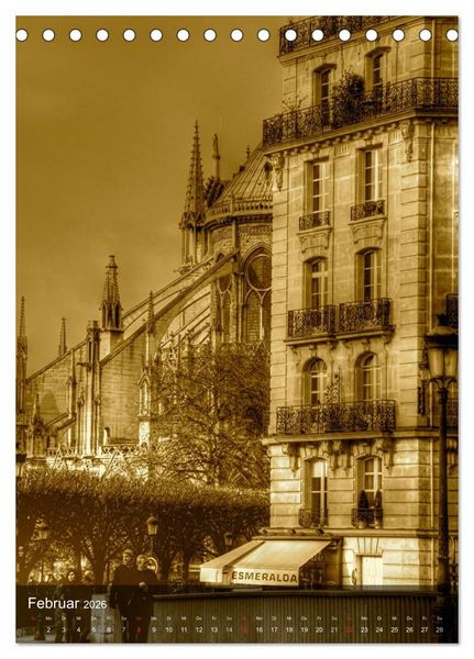Produktbild: Paris - Die Sch&ouml;ne am Fluss (Tischkalender 2026 DIN A5 hoch), CALVENDO Monatskalender