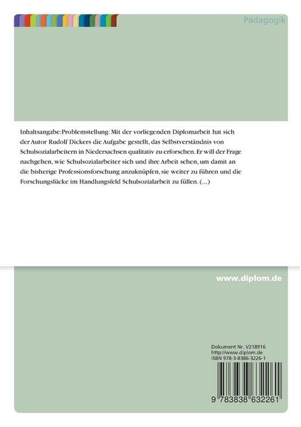 Produktbild: Selbstverst&auml;ndnis von Schulsozialarbeitern
