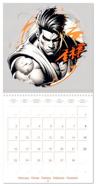 Produktbild: Streetfighters (Wall Calendar 2026 12 &times; 12 Inch) CALVENDO 12 Month Wall Calendar