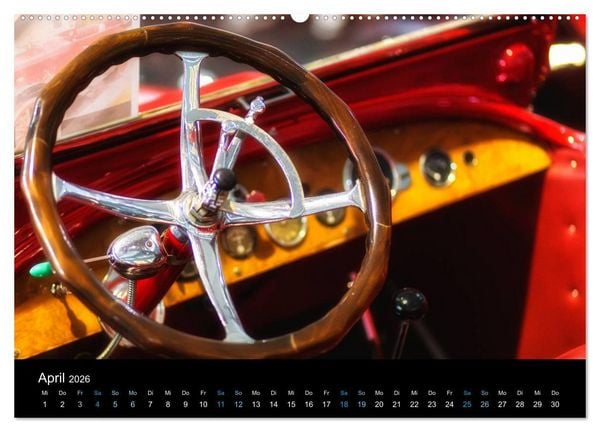 Produktbild: CLASSIC COCKPITS - Funktionale Kunstwerke aus einer anderen Zeit (hochwertiger Premium Wandkalender 2026 DIN A2 quer), Kunstdruck in Hochglanz