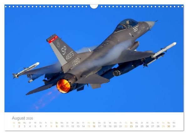 Produktbild: VIPER ACTION - F-16 FIGHTING FALCON (Wandkalender 2026 DIN A3 quer), CALVENDO Monatskalender