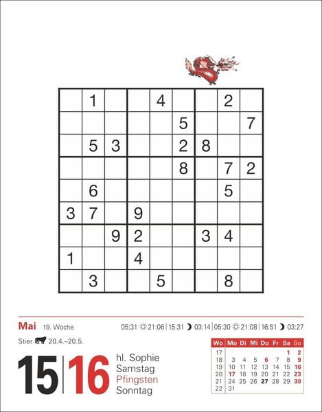 Produktbild: Sudoku Tagesabrei&szlig;kalender 2027 - Das Kult-R&auml;tsel aus Japan