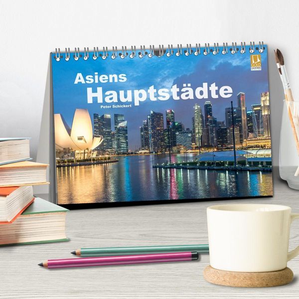 Produktbild: Asiens Hauptst&auml;dte (Tischkalender 2026 DIN A5 quer), CALVENDO Monatskalender