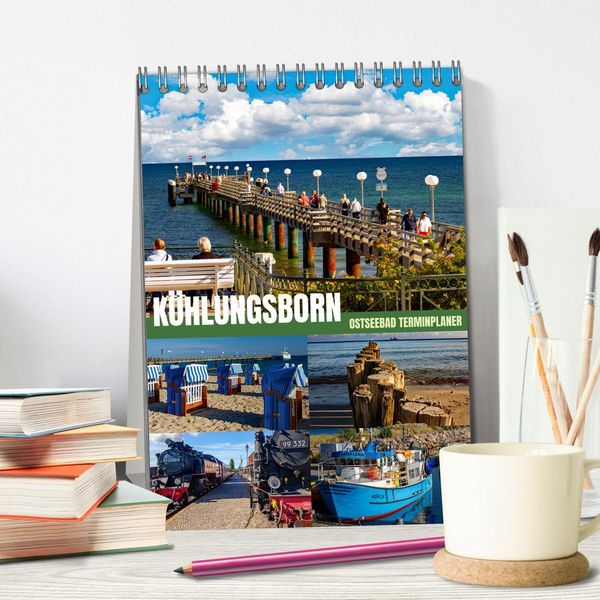 Produktbild: Ostseebad K&uuml;hlungsborn Terminplaner (Tischkalender 2026 DIN A5 hoch), CALVENDO Monatskalender