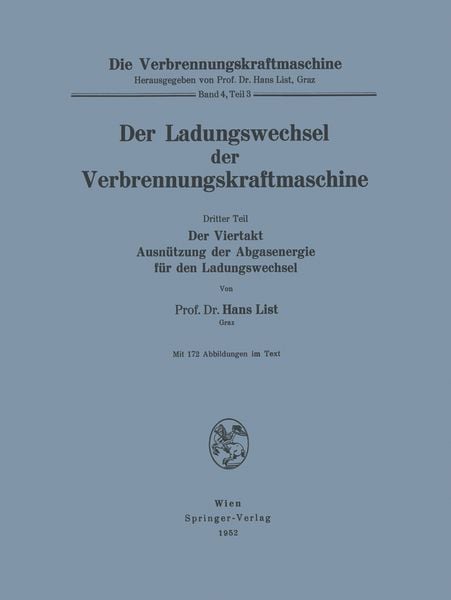 Produktbild: Der Ladungswechsel der Verbrennungskraftmaschine