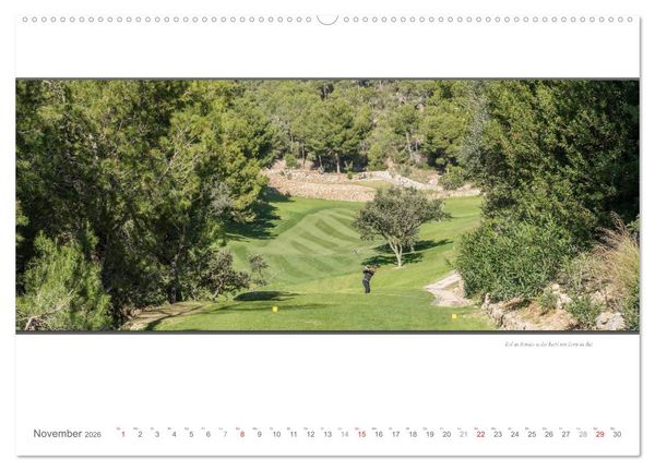 Produktbild: Emotionale Momente: Die sch&ouml;nsten Golfpl&auml;tze auf Mallorca. (Wandkalender 2026 DIN A2 quer), CALVENDO Monatskalender