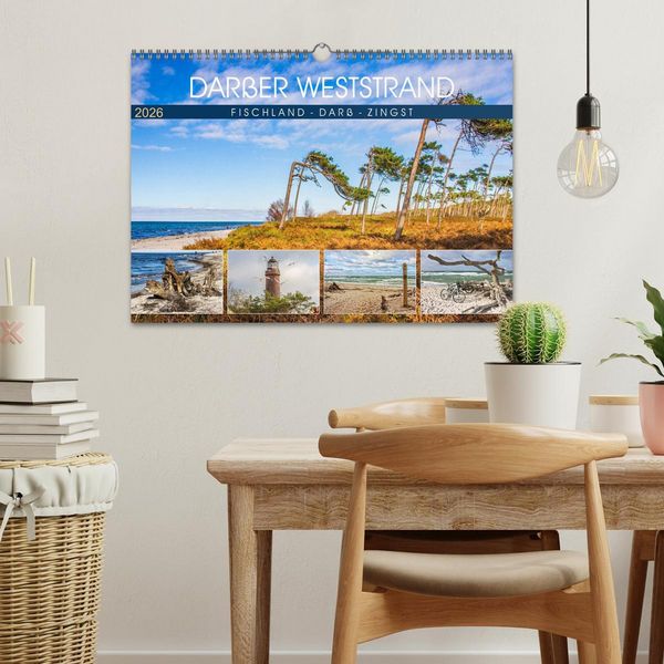 Produktbild: Dar&szlig;er Weststrand - Fischland Dar&szlig; Zingst (Wandkalender 2026 DIN A3 quer), CALVENDO Monatskalender