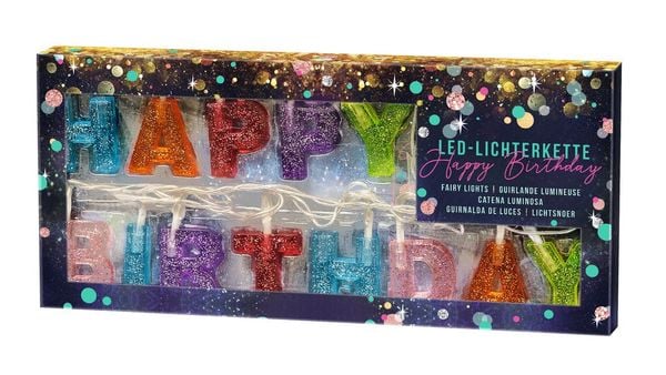 Produktbild: Happy Birthday Lichterkette