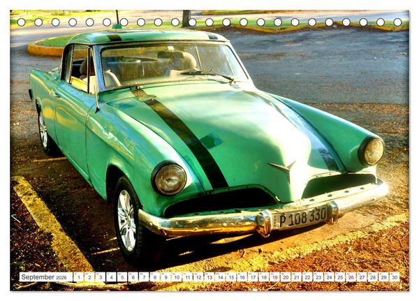 Produktbild: Starliner - Ein Star von Studebaker (Tischkalender 2026 DIN A5 quer), CALVENDO Monatskalender