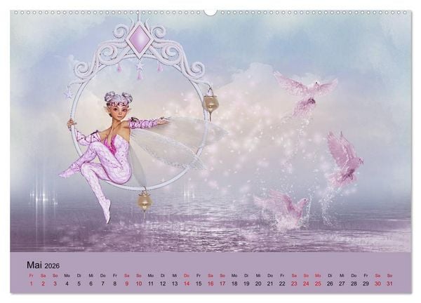 Produktbild: Elfenlichter, die Reise geht weiter (Wandkalender 2026 DIN A2 quer), CALVENDO Monatskalender