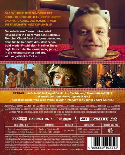 Produktbild: Delicatessen - Special Edition (4K Ultra HD) (+Blu-ray)