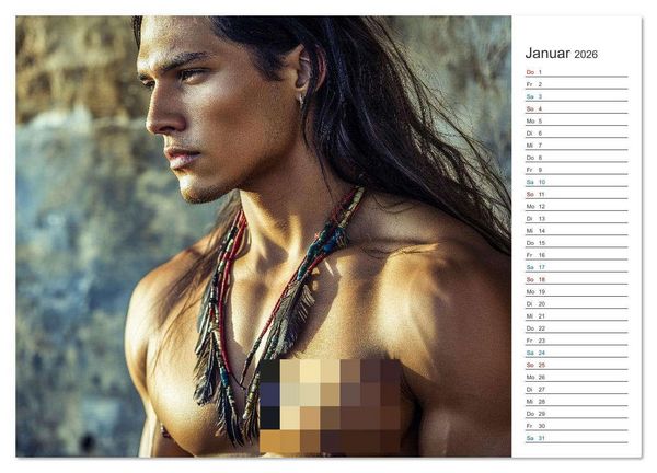 Produktbild: Im Bann des Kriegers (Wandkalender 2026 DIN A3 quer), CALVENDO Monatskalender