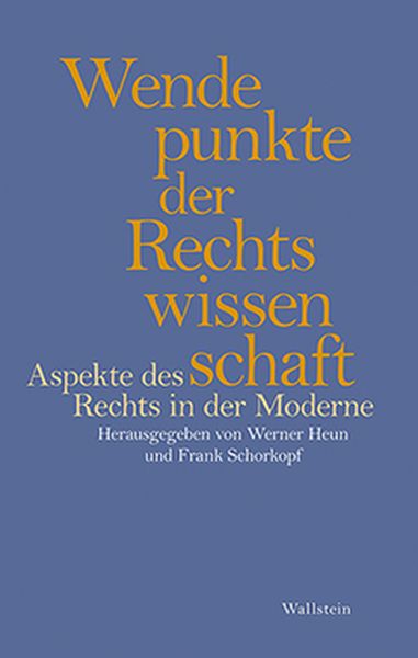 Produktbild: Wendepunkte der Rechtswissenschaft