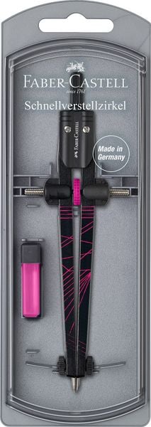 Produktbild: Faber-Castell Schnellverstellzirkel Twister 17cm 3fach sortiert