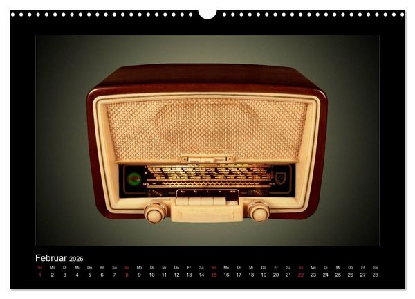 Produktbild: Dampfradios - Antike Radios mit Patina (Wandkalender 2026 DIN A3 quer), CALVENDO Monatskalender