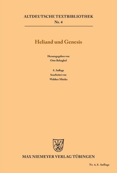 Produktbild: Heliand und Genesis