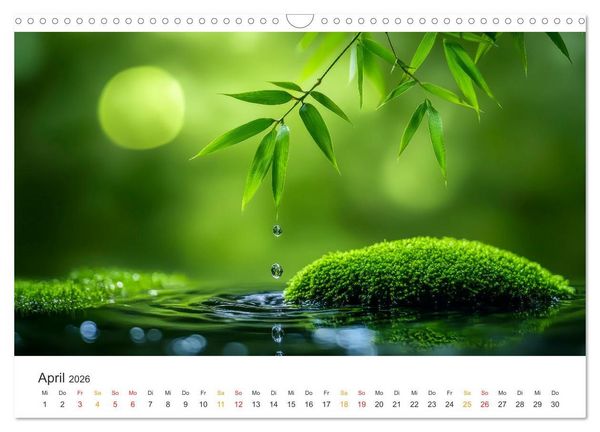 Produktbild: Zauber der Tropfen (Wandkalender 2026 DIN A3 quer), CALVENDO Monatskalender