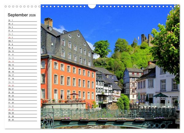 Produktbild: Die sch&ouml;nsten Orte der Eifel (Wandkalender 2026 DIN A3 quer), CALVENDO Monatskalender