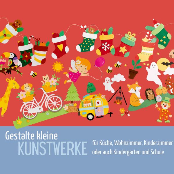 Produktbild: Farbenfrohe Fensterbilder (kreativ.kompakt)
