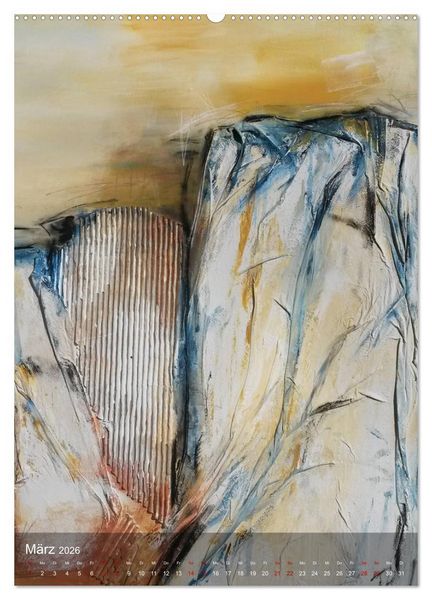 Produktbild: Expressive Malerei von Stefanie Rogge (hochwertiger Premium Wandkalender 2026 DIN A2 hoch), Kunstdruck in Hochglanz