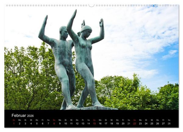 Produktbild: Oslo (Wandkalender 2026 DIN A2 quer), CALVENDO Monatskalender