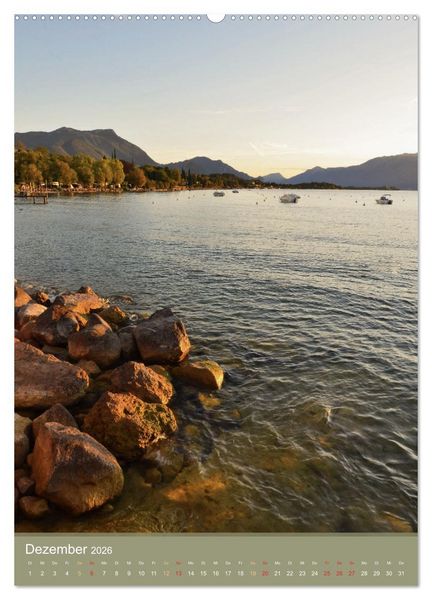 Produktbild: Gardasee - Die sch&ouml;nsten Momente am Gardasee (Wandkalender 2026 DIN A2 hoch), CALVENDO Monatskalender