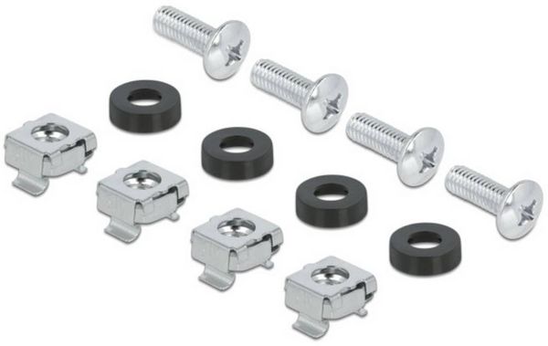 Produktbild: Delock 67031 19 Zoll Netzwerkschrank-Einschubsystem 1 HE Schwarz