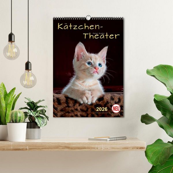 Produktbild: K&auml;tzchen - Theater (Wandkalender 2026 DIN A3 hoch), CALVENDO Monatskalender