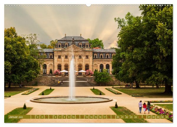 Fulda in Bildern - Das Herz Hessens (hochwertiger Premium Wandkalender 2025 DIN A2 quer), Kunstdruck in Hochglanz