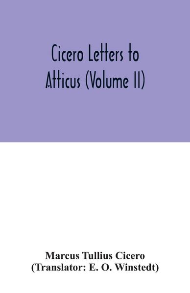 Produktbild: Cicero Letters to Atticus (Volume II)