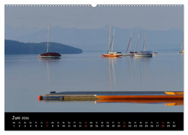 Produktbild: Starnberger See - Silent Moments (Wandkalender 2026 DIN A2 quer), CALVENDO Monatskalender