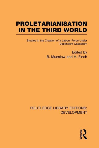 Produktbild: Proletarianisation in the Third World