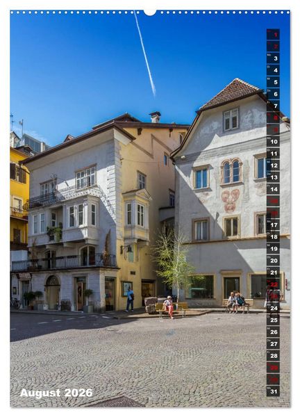 Produktbild: Stadtherz BOZEN (Wandkalender 2026 DIN A2 hoch), CALVENDO Monatskalender