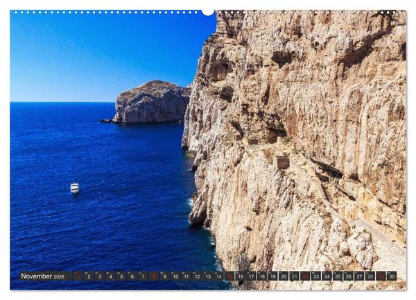 Produktbild: Sardinien - Traumstr&auml;nde am Mittelmeer (Wandkalender 2026 DIN A2 quer), CALVENDO Monatskalender