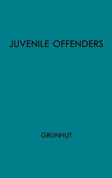 Produktbild: Juvenile Offenders Before the Courts