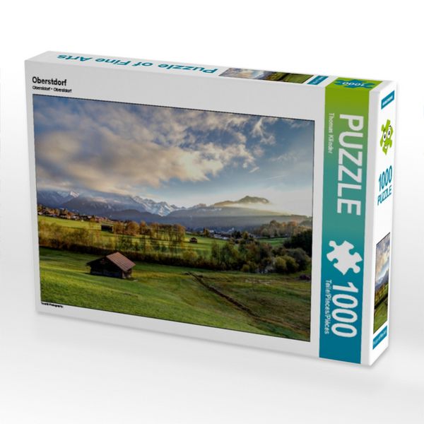 Produktbild: CALVENDO Puzzle Oberstdorf | 1000 Teile Lege-Gr&ouml;&szlig;e 64x48cm Foto-Puzzle f&uuml;r gl&uuml;ckliche Stunden