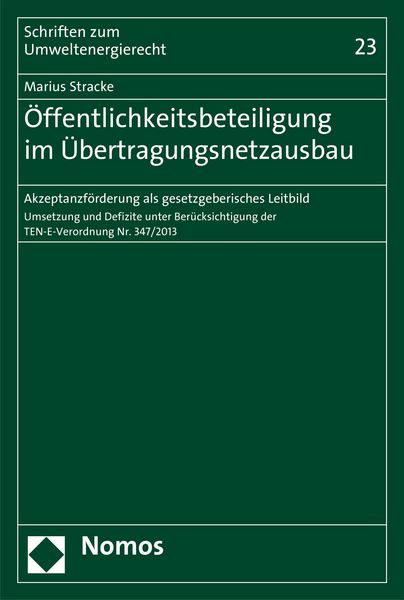 Produktbild: &Ouml;ffentlichkeitsbeteiligung im &Uuml;bertragungsnetzausbau