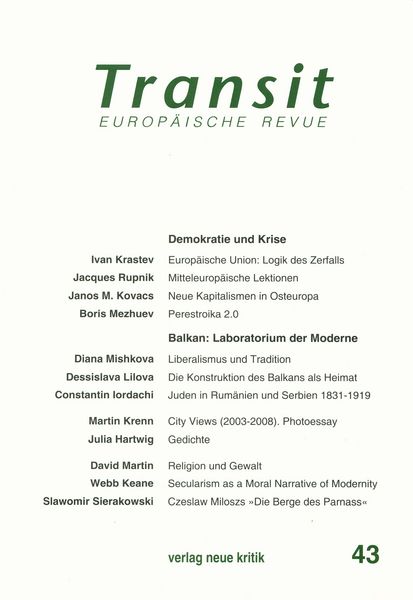 Produktbild: Transit 43. Europ&auml;ische Revue