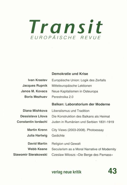 Produktbild: Transit 43. Europ&auml;ische Revue