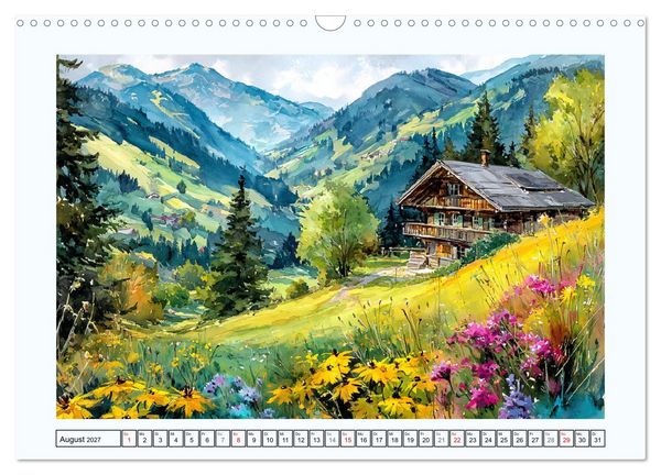 Produktbild: &Ouml;sterreich. Alpenzauber und Seentr&auml;ume (Wandkalender 2027 DIN A3 quer), CALVENDO Monatskalender