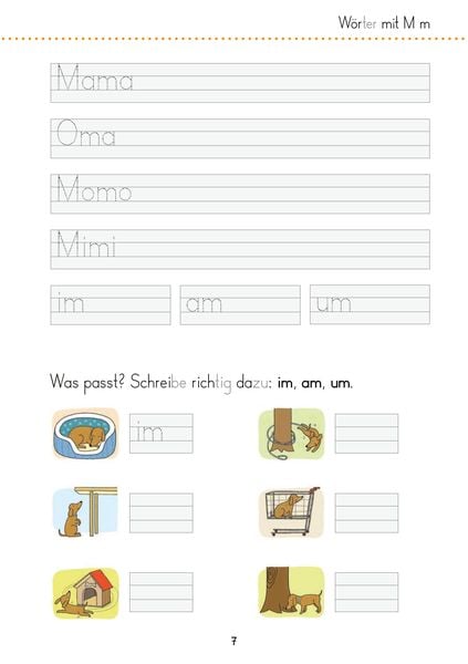 Produktbild: Mein &Uuml;bungsheft Buchstaben schreiben lernen 1. Klasse: Druckbuchstaben und W&ouml;rter &uuml;ben