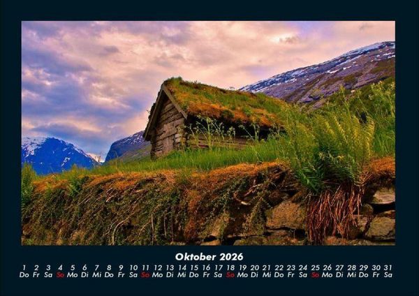 Produktbild: Bergige Welten 2026 Fotokalender DIN A4