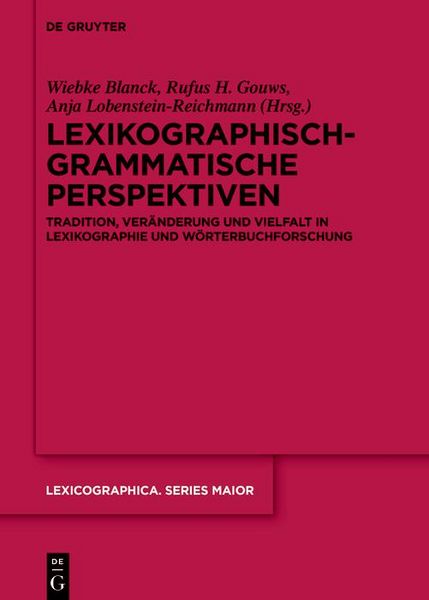 Produktbild: Lexikographisch-grammatische Perspektiven