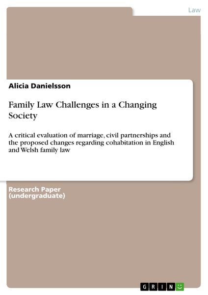 Produktbild: Family Law Challenges in a Changing Society