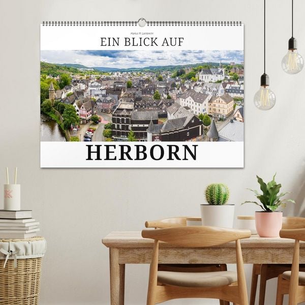 Produktbild: Ein Blick auf Herborn (Wandkalender 2026 DIN A2 quer), CALVENDO Monatskalender