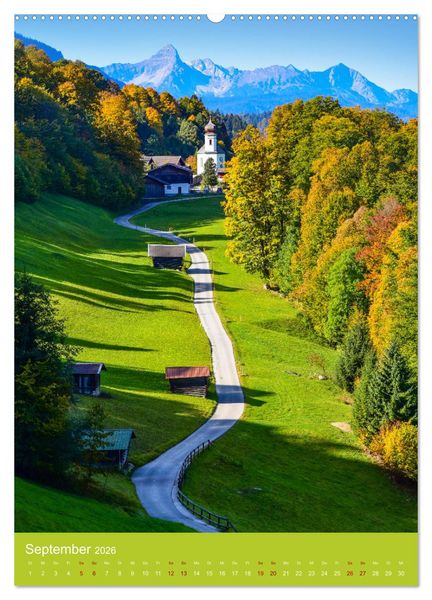 Produktbild: Malerische Kirchen und Kapellen (hochwertiger Premium Wandkalender 2026 DIN A2 hoch), Kunstdruck in Hochglanz