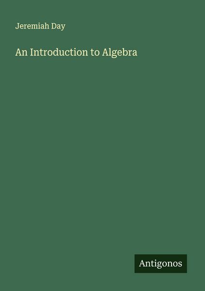 Produktbild: An Introduction to Algebra