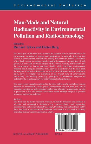 Produktbild: Man-Made and Natural Radioactivity in Environmental Pollution and Radiochronology