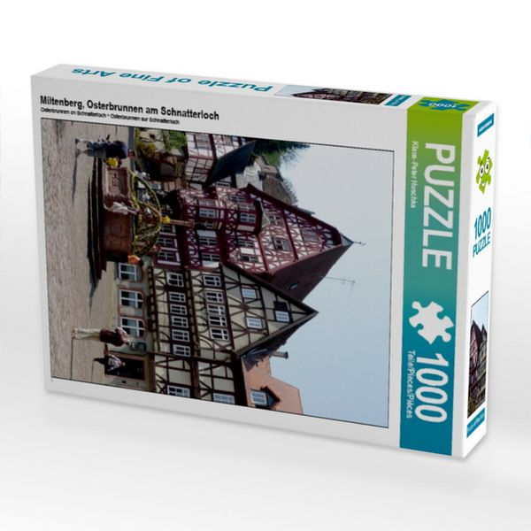 Produktbild: CALVENDO Puzzle Miltenberg, Osterbrunnen am Schnatterloch 1000 Teile Puzzle hoch | 1000 Teile Lege-Gr&ouml;&szlig;e 64 &times; 48 cm Foto-Puzzle f&uuml;r gl&uuml;ckliche Stunden